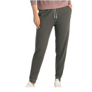 Free Fly Women's Hunter Green Bamboo Lightweight Fleece Jogger Size medium